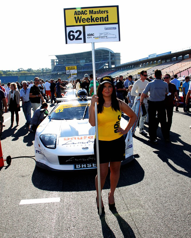 Nicki Thiim's debut i ADAC GT Masters, med en Ford GT 40 på Hockenheim.
(Foto: Christian Reinsch)